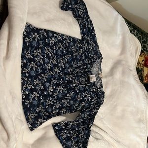 NWT Michael Kors flower shirt